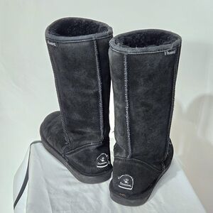 BearPaw Charcoal Suede Boots